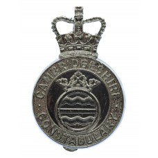 Cambridgeshire Constabulary Cap Badge - Queen's Crown