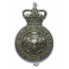 North Riding Constabulary Cap Badge - Queen's Crown