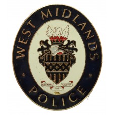 West Midlands Police Enamelled Warrant Card Badge