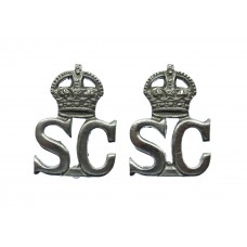 Pair of Special Constabulary Collar Badges - King's Crown