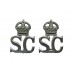 Pair of Special Constabulary Collar Badges - King's Crown