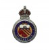 Manchester City Police War Reserve Enamelled Lapel Badge - King's Crown