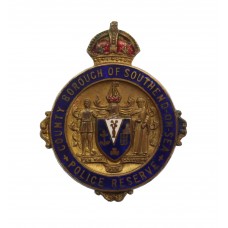 County Borough of Southend-on-Sea Police Reserve Enamelled Cap/La