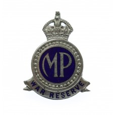 WW2 Metropolitan Police War Reserve Enamelled Lapel Badge