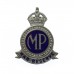 WW2 Metropolitan Police War Reserve Enamelled Lapel Badge