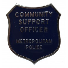 Metropolitan Police Community Support Officer Enamelled Cap Badge