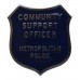 Metropolitan Police Community Support Officer Enamelled Cap Badge