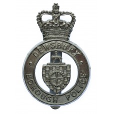 Dewsbury Borough Police Cap Badge - Queen's Crown (Voided Centre)