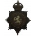 Macclesfield Borough Police Night Helmet Plate - King's Crown