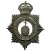 Bootle County Borough Police Chrome Helmet Plate - King's Crown