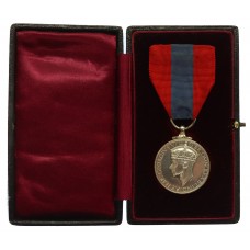 George VI Imperial Service Medal in Box of Issue - John Henry Welch