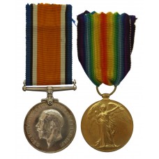 WW1 British War & Victory Medal Pair - Pte. S. Williams, 23rd Bn. Cheshire Regiment