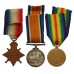 WW1 1914 Mons Star Medal Trio - Pte. A. Spelman, 2nd Bn. South Lancashire Regiment - Wounded