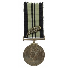 WW2 India Service Medal 1939-45 with M.I.D. Oak Leaf