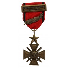 Congo Zaire War Cross with Republique du Zaire Ops/Shaba Clasp an