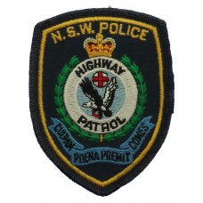 Australia New South Wales Police Highway Patrol Cloth Patch Badge