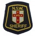 Australia New South Wales Police Sheriff Cloth Patch Badge