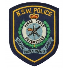 Australia New South Wales Police Kings Cross Detectives Cloth Patch Badge