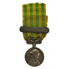 France 'Boxer Rebelliion' China War Medal 1900-1901 with 1900 Chine 1901 Clasp