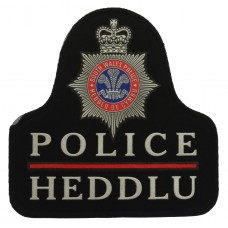 South Wales Police (Heddlu de Cymru) Cloth Bell Patch Badge