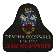 Devon & Cornwall Police Air Support Cloth Bell Patch Badge