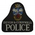 Devon & Cornwall Police Cloth Bell Patch Badge