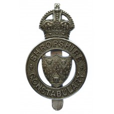 Shropshire Constabulary Cap Badge - King's Crown