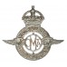 Air Ministry Constabulary Chrome Cap Badge - King's Crown