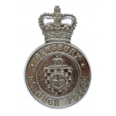 Dewsbury Borough Police Cap Badge - Queen's Crown