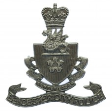 Leicester City Police Cap Badge - Queen's Crown