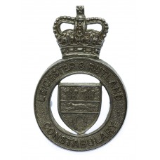 Leicester & Rutland Constabulary Cap Badge - Queen's Crown