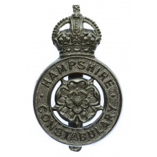 Hampshire Constabulary Cap Badge - King's Crown