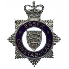 Essex Constabulary Senior Officer's Enamelled Cap Badge - Queen's Crown