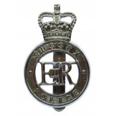 Sussex Police Cap Badge - Queen's Crown