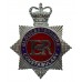 Gloucestershire Constabulary Enamelled Cap Badge - Queen's Crown