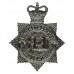 Gloucestershire Constabulary Enamelled Cap Badge - Queen's Crown