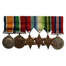 WW1 and WW2 Merchant Navy Medal Group of Six - Merchant Seaman Albert Knott