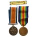 WW1 British War & Victory Medal Pair and Hallmarked Silver USDAW Membership Fob - Cpl. A. Armitage, York & Lancaster Regiment