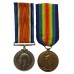 WW1 British War & Victory Medal Pair - Pte. A. Lawson, Royal Highlanders (Black Watch) - Twice Wounded