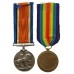 WW1 British War & Victory Medal Pair - Pte. A. Lawson, Royal Highlanders (Black Watch) - Twice Wounded