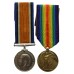 WW1 British War & Victory Medal Pair - Pte. J. MacLean, Seaforth Highlanders