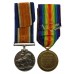 WW1 British War & Victory Medal Pair - Pte. J. MacLean, Seaforth Highlanders