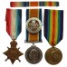 WW1 1914-15 Star Medal Trio and Silver War Badge - Pte. S. Impey, 1st London Regiment - Wounded