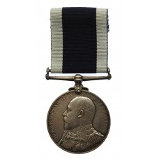 Edward VII Royal Navy Long Service & Good Conduct Medal - CERA 1st Cl. E.B. Guard, Royal Navy, HMS Vivid