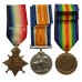 WW1 1914-15 Star Medal Trio - Pte. H. Allen, Argyll & Sutherland Highlanders