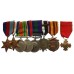 WW2 and GSM (Malaya) Medal Group of Eight - Gdsm. E. Ellis, Coldstream Guards