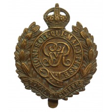 George V Royal Engineers WW1 Economy Cap Badge