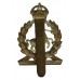 Royal Army Veterinary Corps (R.A.V.C.) Bi-Metal Cap Badge - King's Crown