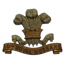 Victorian/Edwardian 10th Royal Hussars Cap Badge