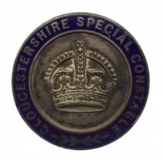 Gloucestershire Special Constable Enamelled Lapel Badge - King's 